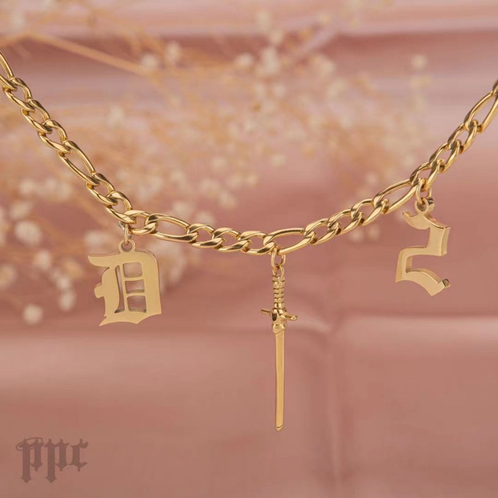 Private Paradise Co. BTS D2 Gold Necklace